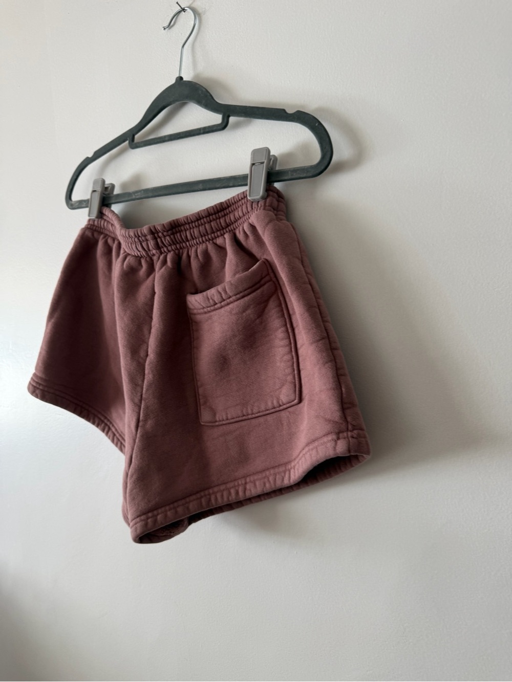 Los Angeles Apparel Athletic Sweat Shorts in Mauve Thick Cotton Shorts Small - Picture 5 of 5